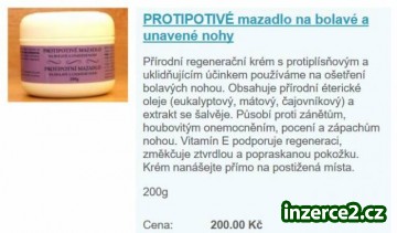 PROTIPOTIVÉ mazadlo na bolavé a unavené nohy_1 514458_1.jpg