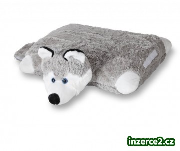 Polštářek vlna v podobě Husky_1 517793_1.jpg