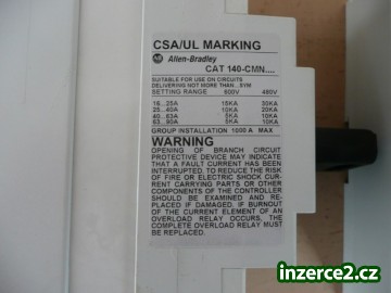 Nové a nepoužité motorové chrániče ( pojistka pro ochranu motoru) firmy Allen Bradley, typ 140-CMN-6300 serie D_2 521710_2.jpg