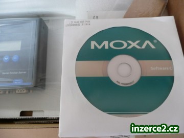 Nový, nepoužitý a originál zabalený Seriál server firma MOXA, typ NPORT 5410 včetně adaptéru a ostatního příslušenství_2 521715_2.jpg