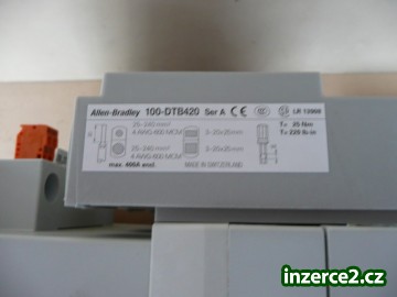 Třífázový stykač, firma Allen Bradley, typ 100-D420 420A, cívka 220V + 24V na sepnutí._2 521718_2.jpg