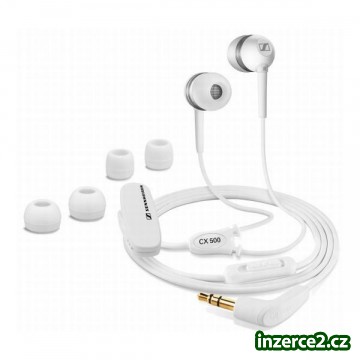 ! Sennheiser CX500 White, Nové, iPod, iPhone, Apple design !_1 140500_1.jpg