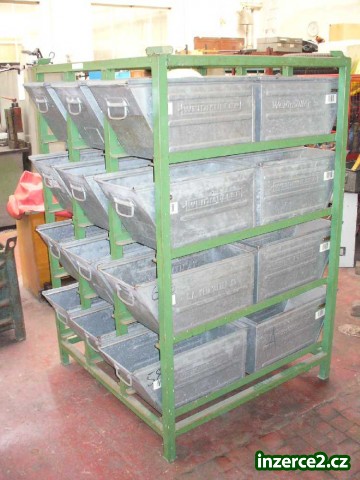 prodám regál weidmůller včetně šuplíků ,zvýšená nosnost 50kg šuplík_1 142266_1.jpg