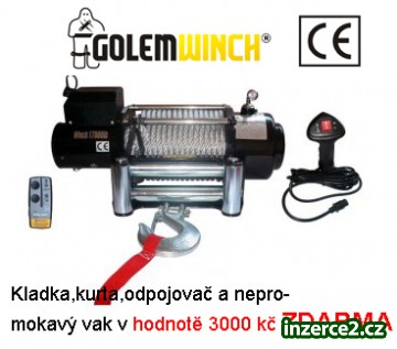 Nejsilnější naviják GOLEMWINCH 7,7 t + !!ZDARMA!! KLADKA a příslušenství_1 146428_1.jpg
