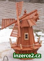 dekorační větrný mlýn výška 100cm_1 158534_1.jpg