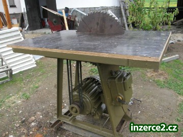 Cirkulárku masivní konstrukce motor 7 k, nový stůl 123x80 cm_1 158883_1.jpg