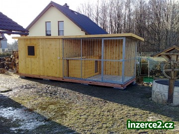 Komplet kotec psí - bouda zateplená + domeček na potřeby 6x2_1 160987_1.jpg