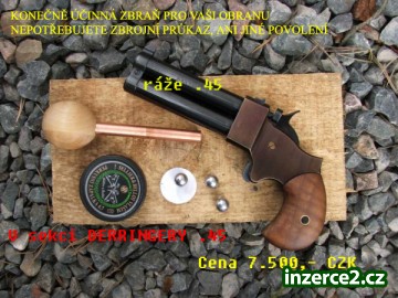 Perkusní dvouhlavňová pistole Great Gun Derringer .45_1 183964_1.jpg