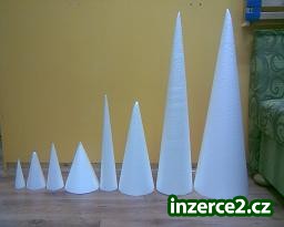 Kužele z polystyrenu výška 15 cm, 20cm, 24cm, 48cm a 95cm_2 198771_2.jpg