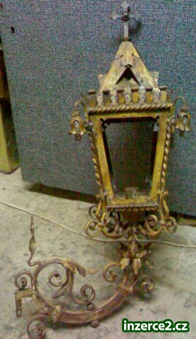 Starožitná tepaná lampa , před renovací_1 199755_1.jpg