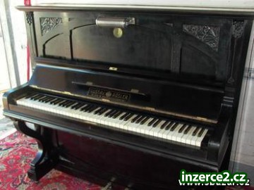 Prodám hezké piano černé barvy Gustav Rosler. Čisté a zachovalé,plnopancéřové. Odvoz a doprava po Praze je zdarma.Mimo Prahu cena dohodou._1 203191_1.jpg