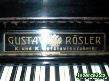 Prodám hezké piano černé barvy Gustav Rosler. Čisté a zachovalé,plnopancéřové. Odvoz a doprava po Praze je zdarma.Mimo Prahu cena dohodou._2 203191_2.jpg