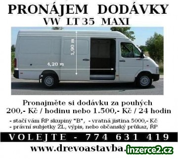 Pronájem.půjčení dodávky VW - LT 35 MAXI - Přerov_1 204177_1.jpg