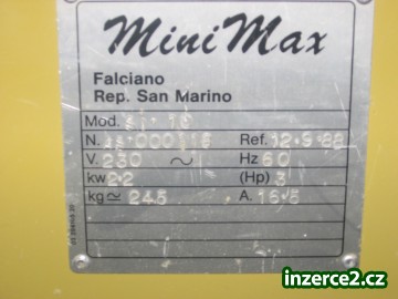 Prodám malou formátovací pilu SCM MINimax_2 214051_2.jpg