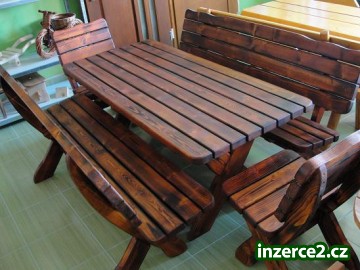 Stůl, lavice a křesla na zahradu (smrkový masiv)_1 222515_1.jpg