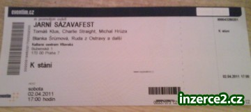 Prodám dvě vstupenky na sázavafest_1 224595_1.jpg