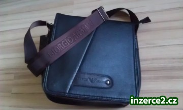 Giorgio Armani Mesenger.Kozeny. Novy. 27cm x 28cm._1 232987_1.jpg