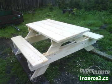 Zahradní stůl s lavicemi-opravdu masivní a pevný.!_1 237253_1.jpg