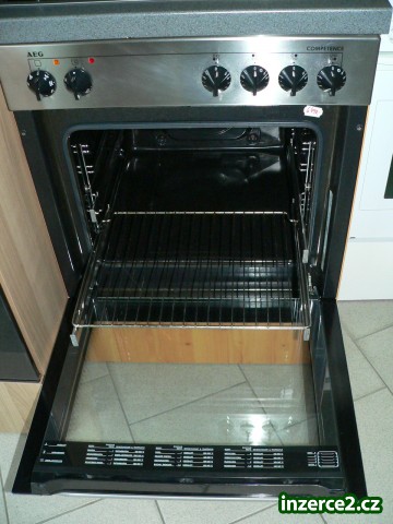Vestavný nerezový sporák AEG - competence + sklokeramická deska_2 266162_2.jpg