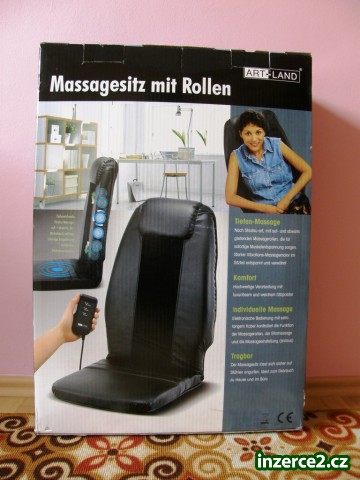 Prodám masážní křeslo Shiatsu (podložka na křeslo) - Nepoužívané_1 27392_1.jpg