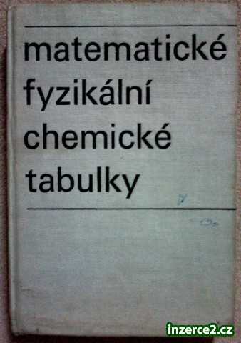 Prodám Matematické, fyzikální a chemické tabulky_1 279692_1.jpg