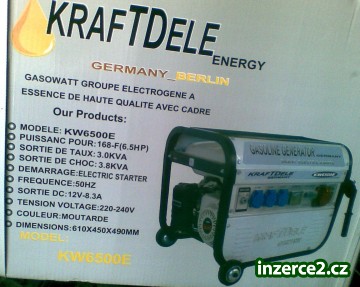 Elektrocentrála - GENERÁTOR - 380V + startér,aku_2 282487_2.jpg