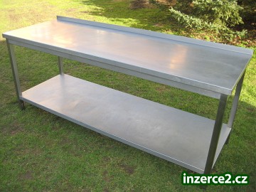 GASTRO pracovní stůl nerez s policí - délka 205 cm_1 288543_1.jpg