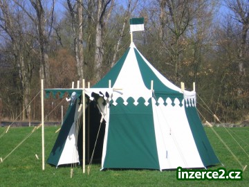 Prodám historický stan, šermířský stan, rytířský stan KAMELOT ( 10-hran ) velikost 4m_1 292113_1.jpg