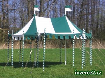 Prodám historický stan, šermířský stan, rytířský stan KONSTANTIN ( 12-hran- prodloužený ) velikost 4*6m_2 292114_2.jpg