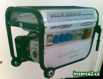 Benzínová elektrocentrála 4,0 KW generátor s aku a startérem_1 300924_1.jpg