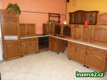 Rustikální rohová kuchyňská linka zn. markis, doprava možná_1 314008_1.jpg