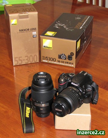 Nikon D5100 16.2MP CMOS Digitální zrcadlovka s 18-55mm f/3.5-5.6 AF-S DX VR Nikkor zoom objektivem a Sigma 70-300mm f/4-5.6 DG Macro SLD se zabudovaným motorem + 16GB Luxusní sada příslušenství_1 322460_1.jpg