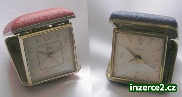 Budíky do vaší sbírky, funkční; dva kusy cestovní budíky_1 329662_1.jpg