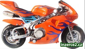 Minibike, pocketbike, kovové startování, sklápěcí stupačky!_2 36512_2.jpg