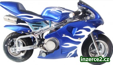 Minibike, pocketbike, kovové startování, sklápěcí stupačky!_1 37710_1.jpg