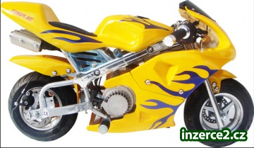 Minibike, pocketbike, kovové startování, sklápěcí stupačky!_2 37710_2.jpg