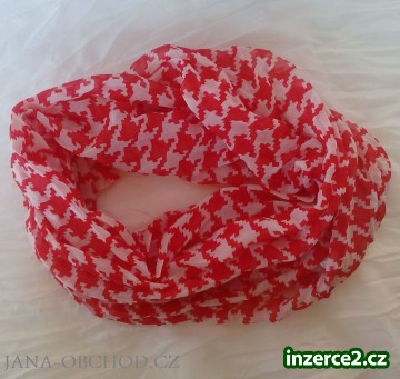 Tunelová šála - Červená_2 396167_2.jpg