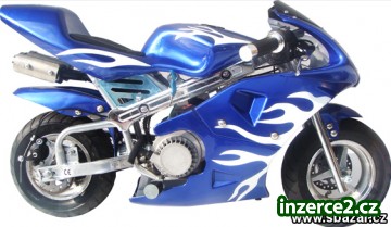 Minibike, pocketbike, kovové startování, sklápěcí stupačky._1 40284_1.jpg