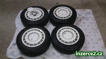 Prodám AL kola, R14 100x4. Obuto na nové pneu_1 414501_1.jpg