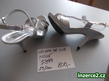 NÁDHERNÉ NOVÉ STŘEVÍČKY- LA VITA DE LUXE+taneční střevíčky_1 423333_1.jpg
