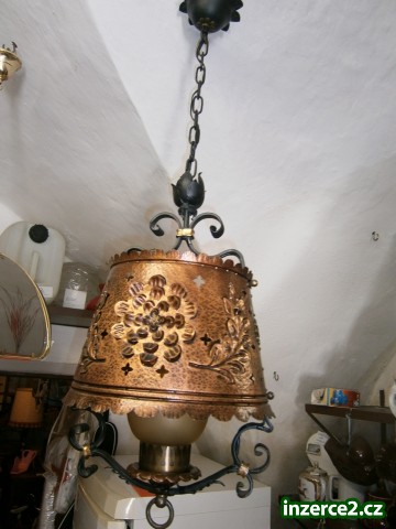 rustikální závěsná lampa(tepaná měď,mosaz,kovařina)_1 436065_1.jpg