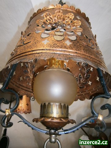 rustikální závěsná lampa(tepaná měď,mosaz,kovařina)_2 436065_2.jpg