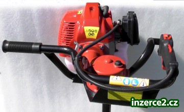 PŮDNÍ/ZEMNÍ MOTOROVÁ VRTAČKA - ABSOLUT / 52ccm ! / - NA HLOUBENÍ DĚR OPLOCENÍ, VÝKOPY, STROUHY, SÁZENÍ STROMKŮ, ATD... /_2 436798_2.jpg