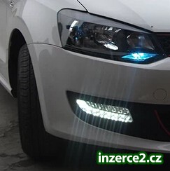Volkswagen VW POLO DRL LED denní svícení aut světlometů částí mlha kryt LED-606VW_1 438717_1.jpg