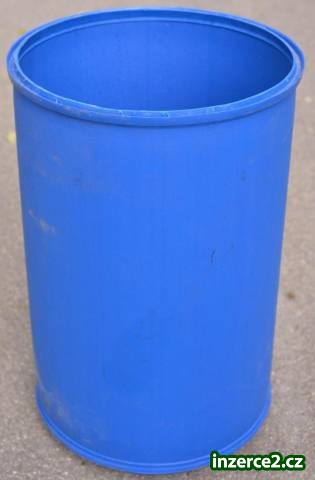 Plastový 200 L sud modrý na vodu, bez víka_1 441674_1.jpg