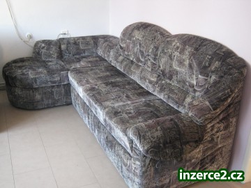 Prodám rozkládací sedací soupravu + 2 křesla - 3 000,-kč_1 443072_1.jpg