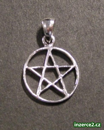 Pentagram - stříbrný přívěsek (na krk)_1 46579_1.jpg