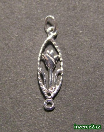 Tulipán - stříbrný přívěsek_1 46633_1.jpg