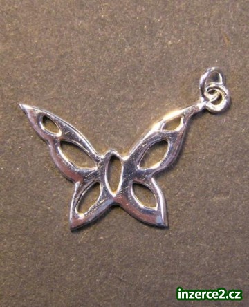Butterfly (motýl) - stříbrný přívěsek_1 46670_1.jpg