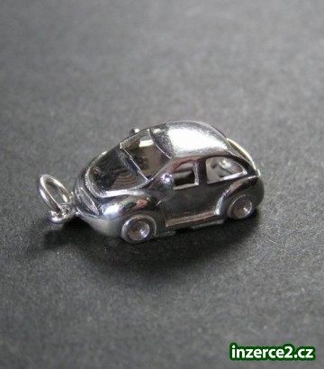Auto - stříbrný přívěsek na řetízek_1 46703_1.jpg